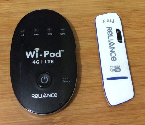 Reliance 4G Wi-Pod